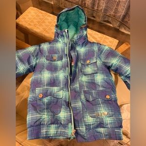 Girls snow jacket size 10/12